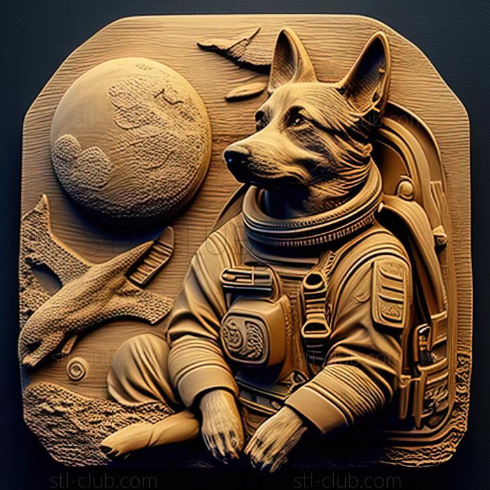 st Brave cosmonaut dog famous animal